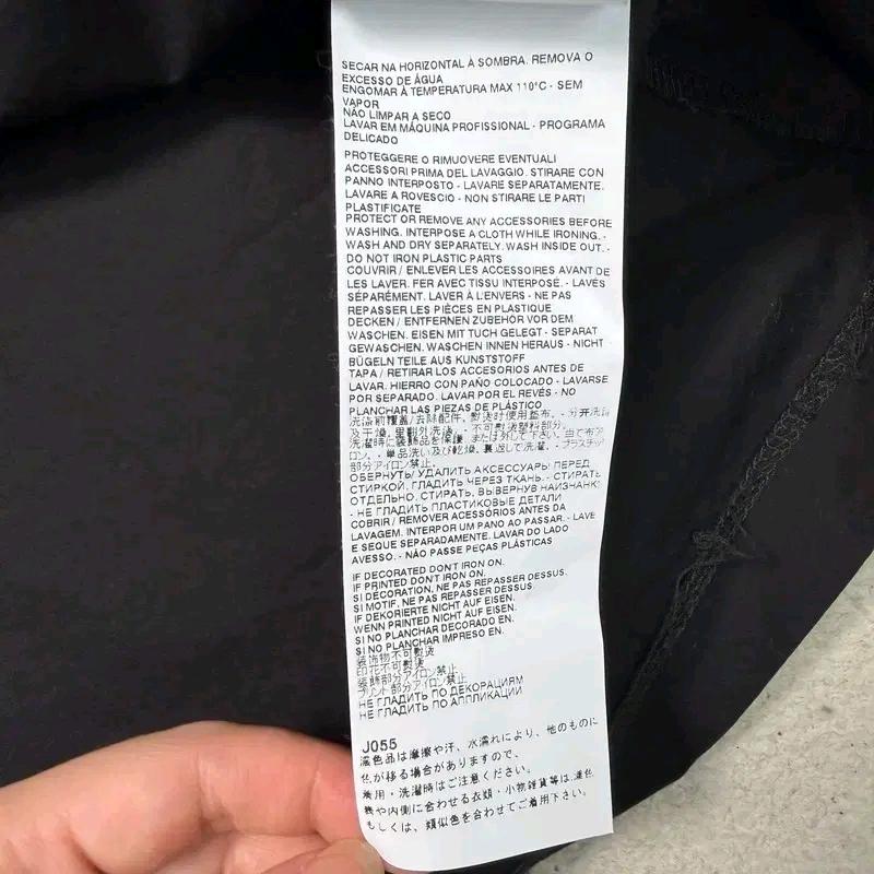 MAISON MARGIELA 프린팅 반팔 티셔츠 블랙  44 10
