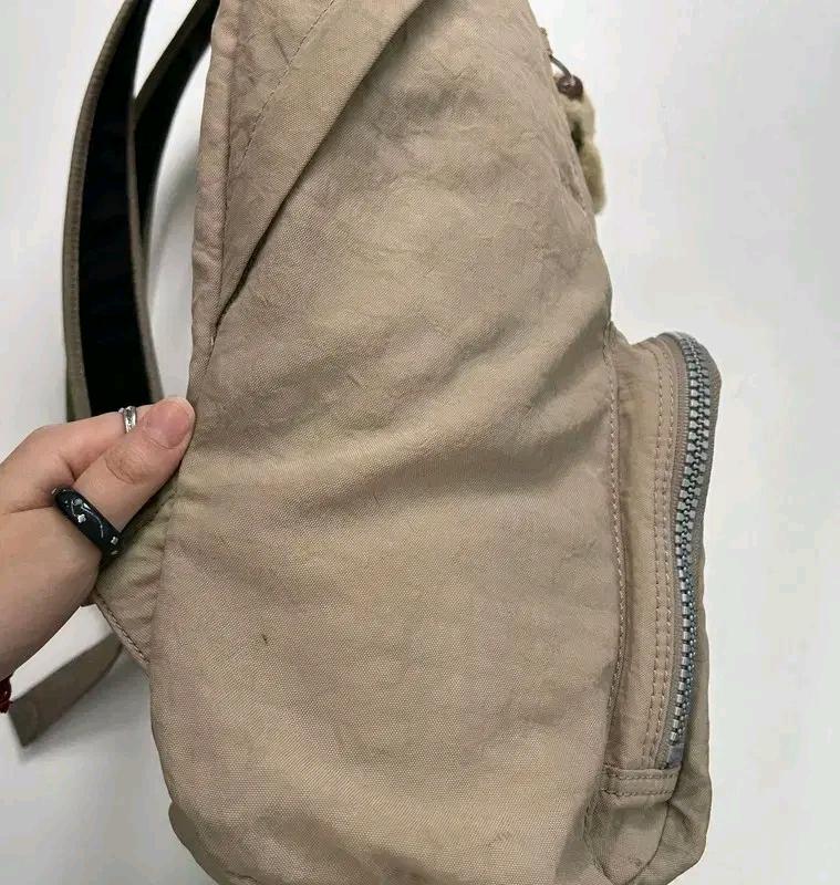 KIPLING 베이지 브라운 빅백팩 4