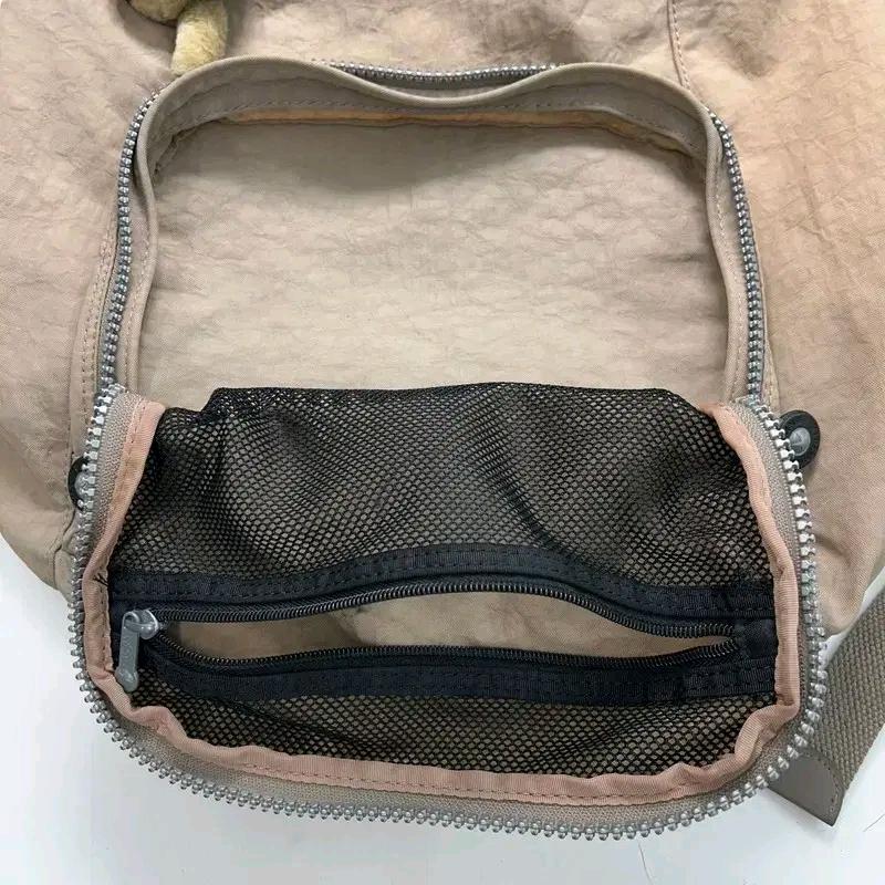 KIPLING 베이지 브라운 빅백팩 8