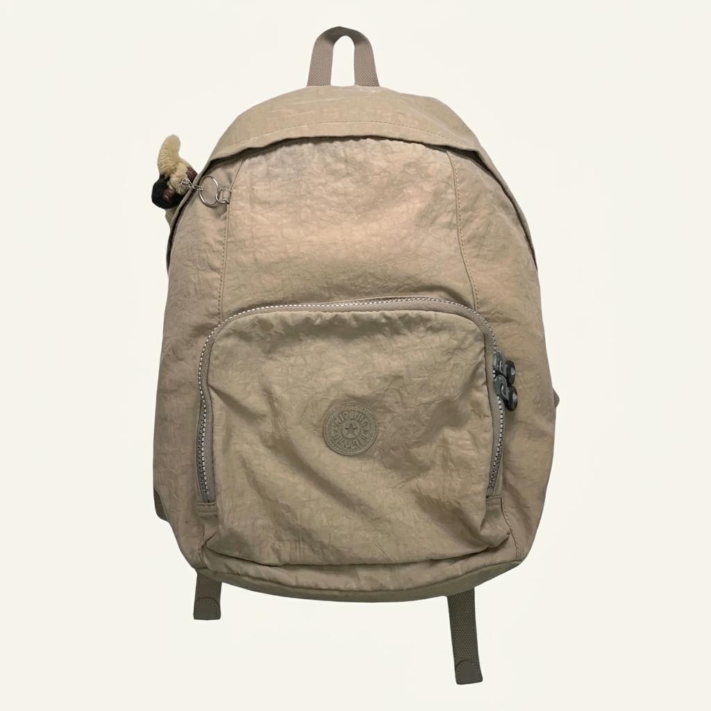 KIPLING 베이지 브라운 빅백팩 1