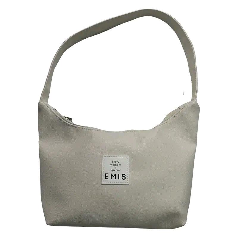 [새상품] EMIS 뉴레더 호보백 화이트 2