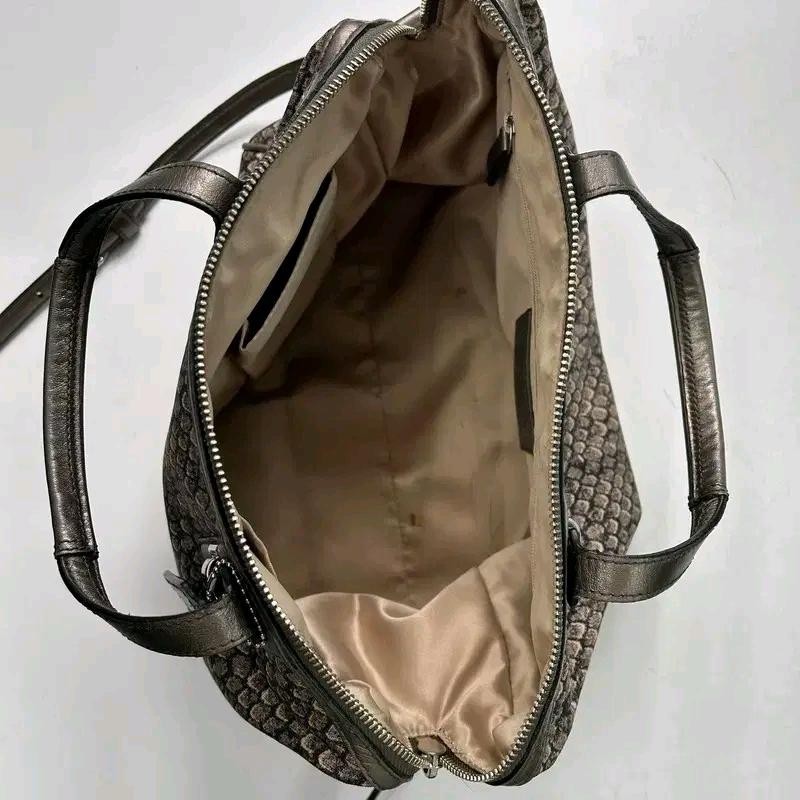 COACH Taylor Snake Print Satchel 토트백 9