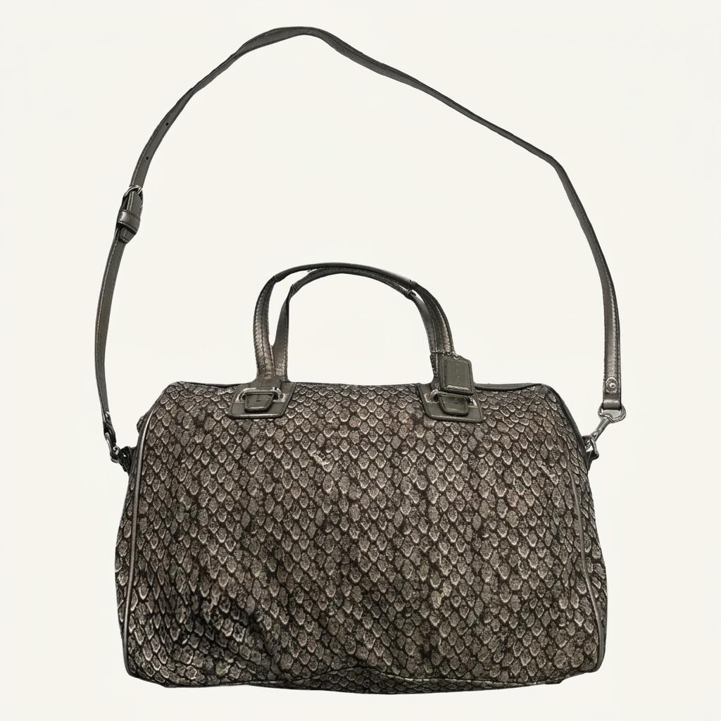 COACH Taylor Snake Print Satchel 토트백 1