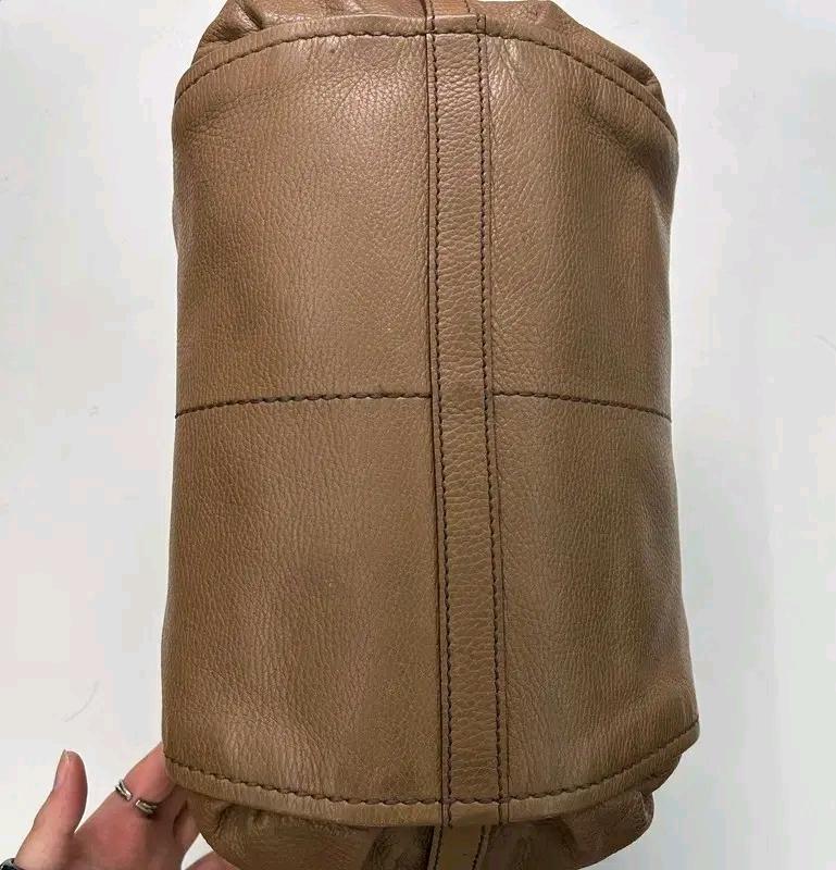 TODS 토즈레더 토트백 브라운 4