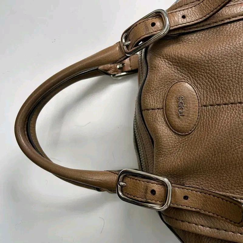 TODS 토즈레더 토트백 브라운 5