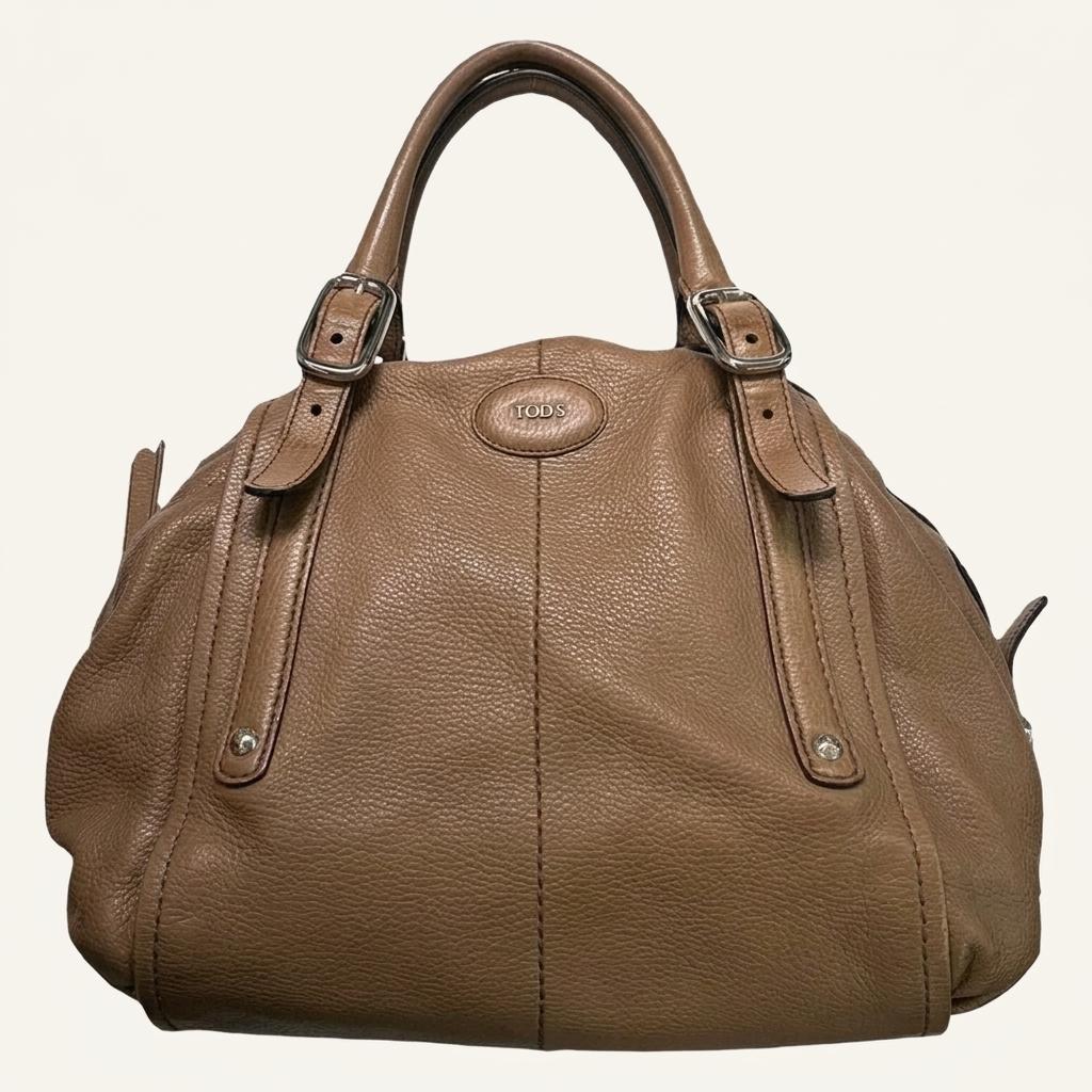 TODS 토즈레더 토트백 브라운 1