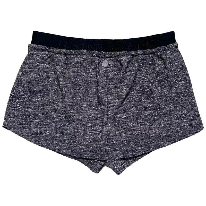 DESCENTE 트랙 하프팬츠 멜란지 그레이 M 9