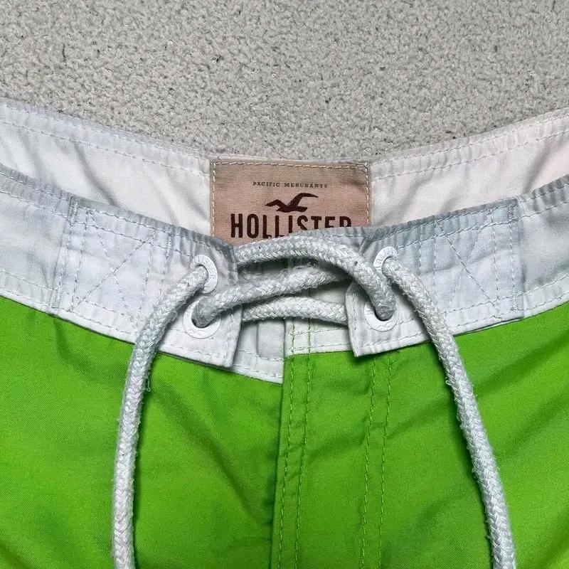 HOLLISTER 스윔 트렁크 팬츠 그린 XS 3
