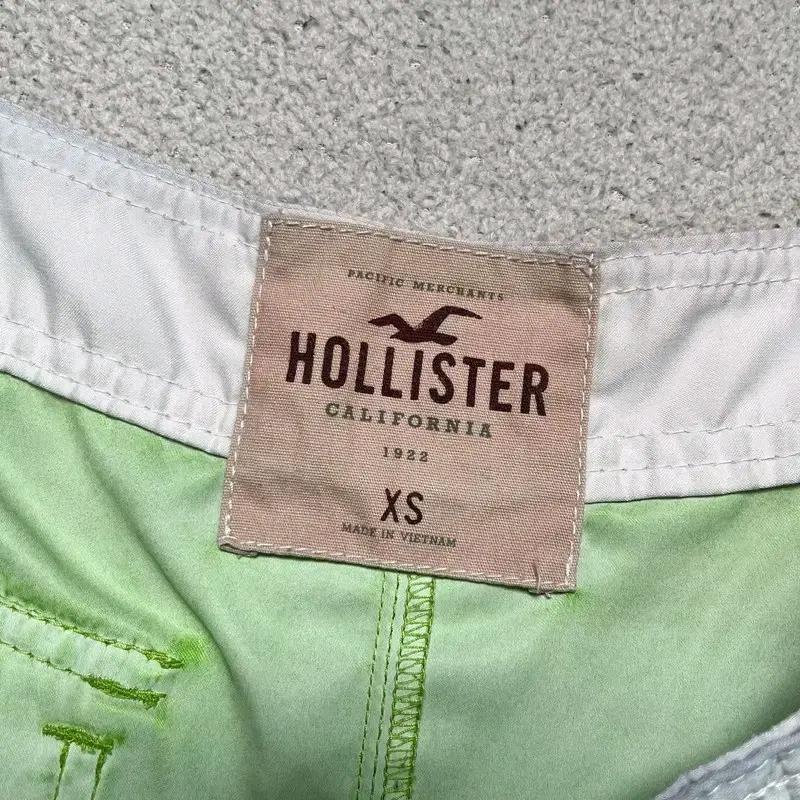HOLLISTER 스윔 트렁크 팬츠 그린 XS 4