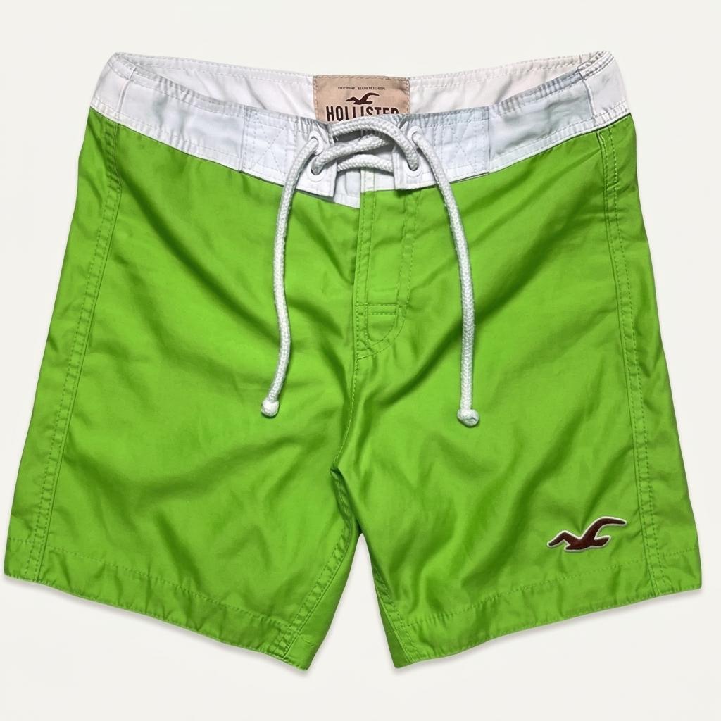 HOLLISTER 스윔 트렁크 팬츠 그린 XS 1