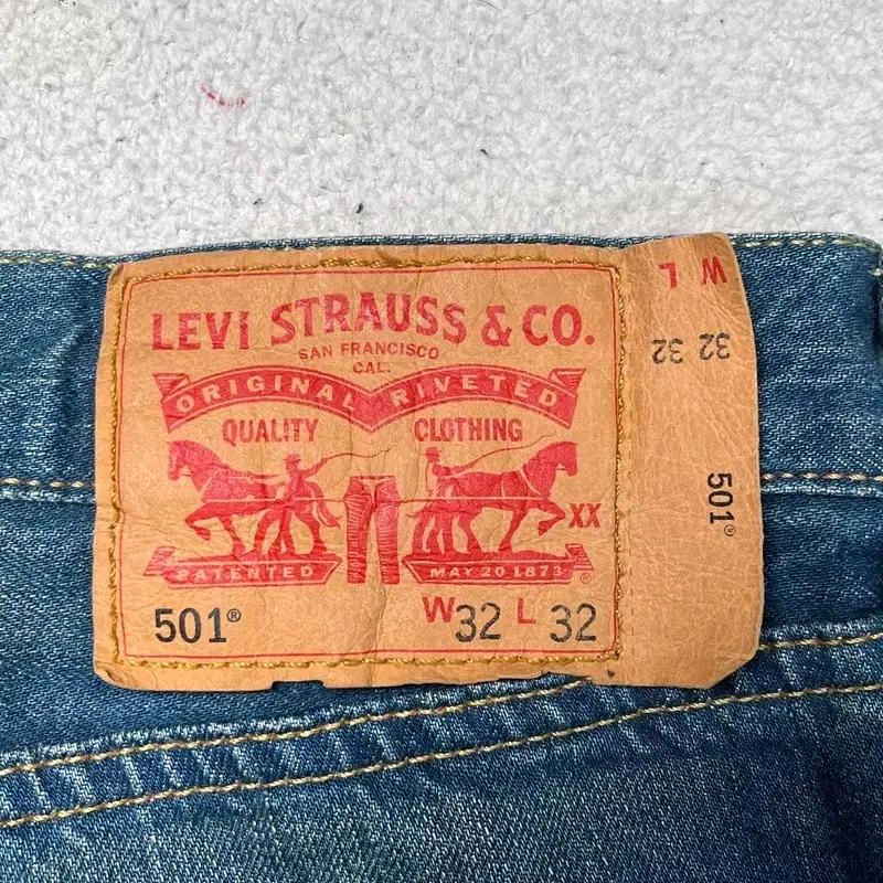 LEVI'S 501 데님팬츠 W32 L32 7