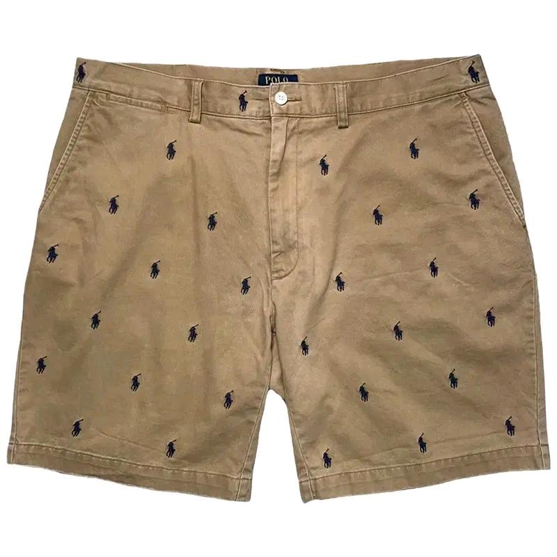 RALPH LAUREN 포니 자수 치노 쇼츠 베이지 38 2