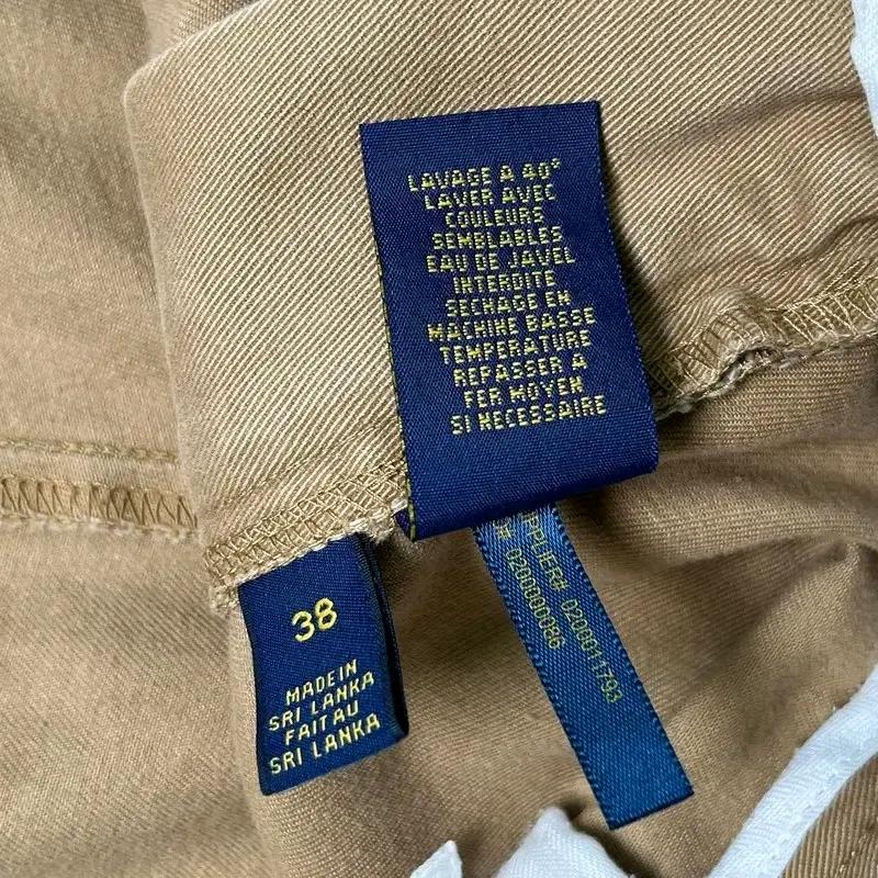 RALPH LAUREN 포니 자수 치노 쇼츠 베이지 38 6