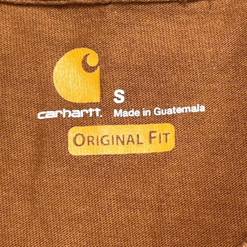 CARHARTT 오리지널핏 티셔츠 브라운 S 4
