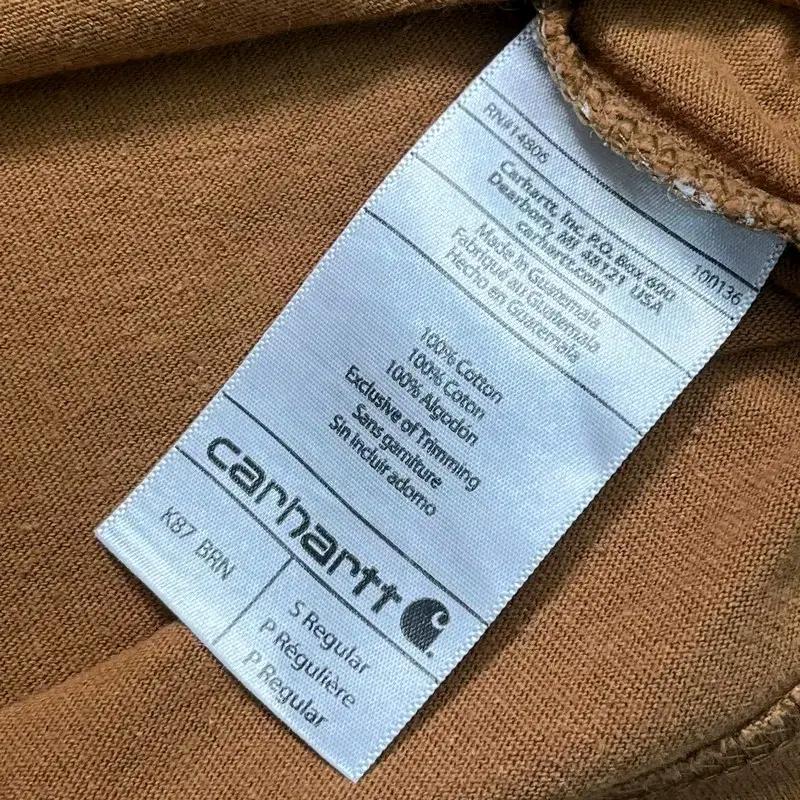 CARHARTT 오리지널핏 티셔츠 브라운 S 8
