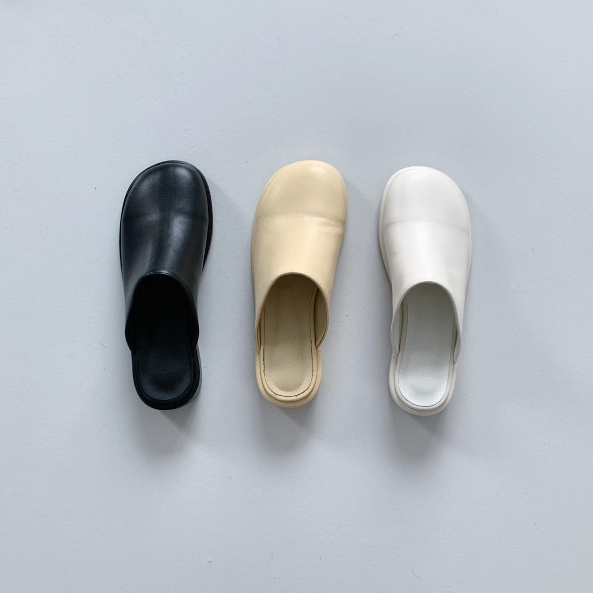 #세일 235 큐트 둥근코 3cm 슬리퍼 245 아이보리-새상품 4
