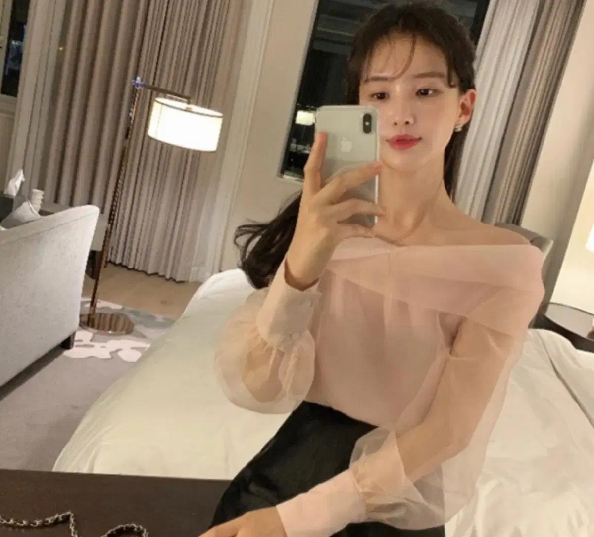 베니토 엔젤 오간자 블라우스 2