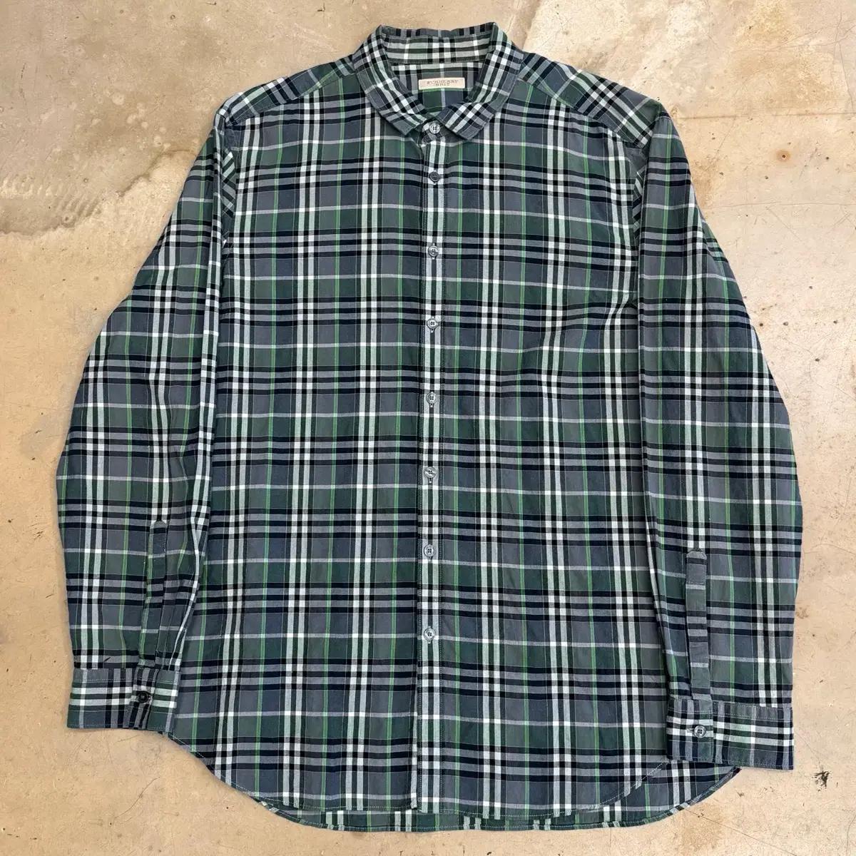 XL 버버리 체크 셔츠 3