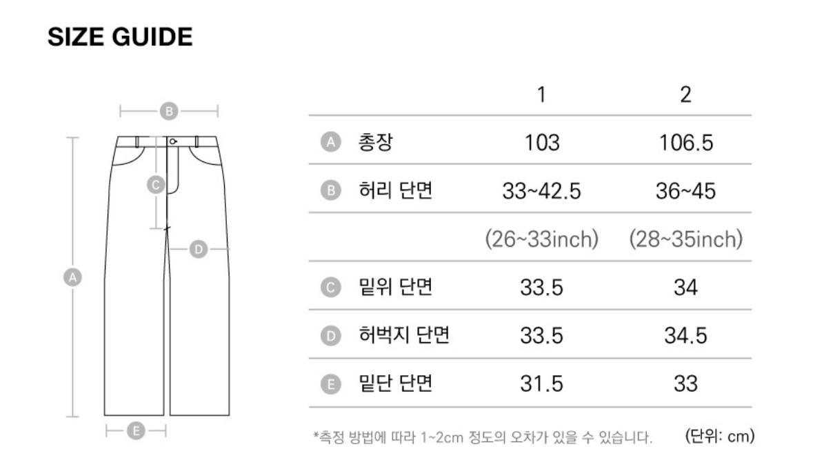 아캄 98 Printed Knee Pin-tuck Denim Pants (Black) 5
