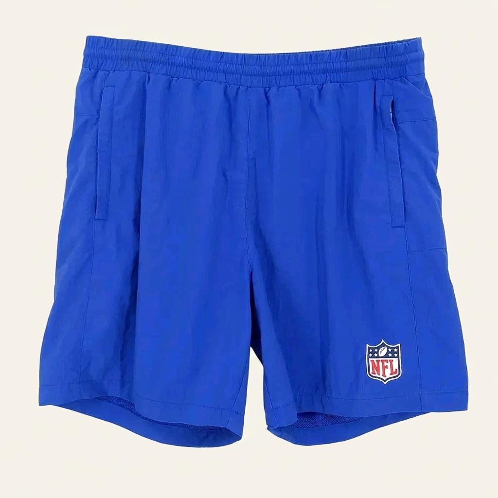 NFL 남성 여름 안감메시 바스락 밴딩반바지 블루85 (HU45412) 1