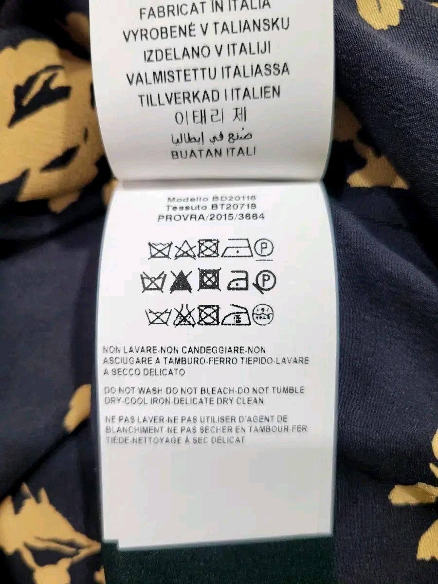 (정품)  베르수스 베르사체 로즈 프린트 실크 셔츠 8