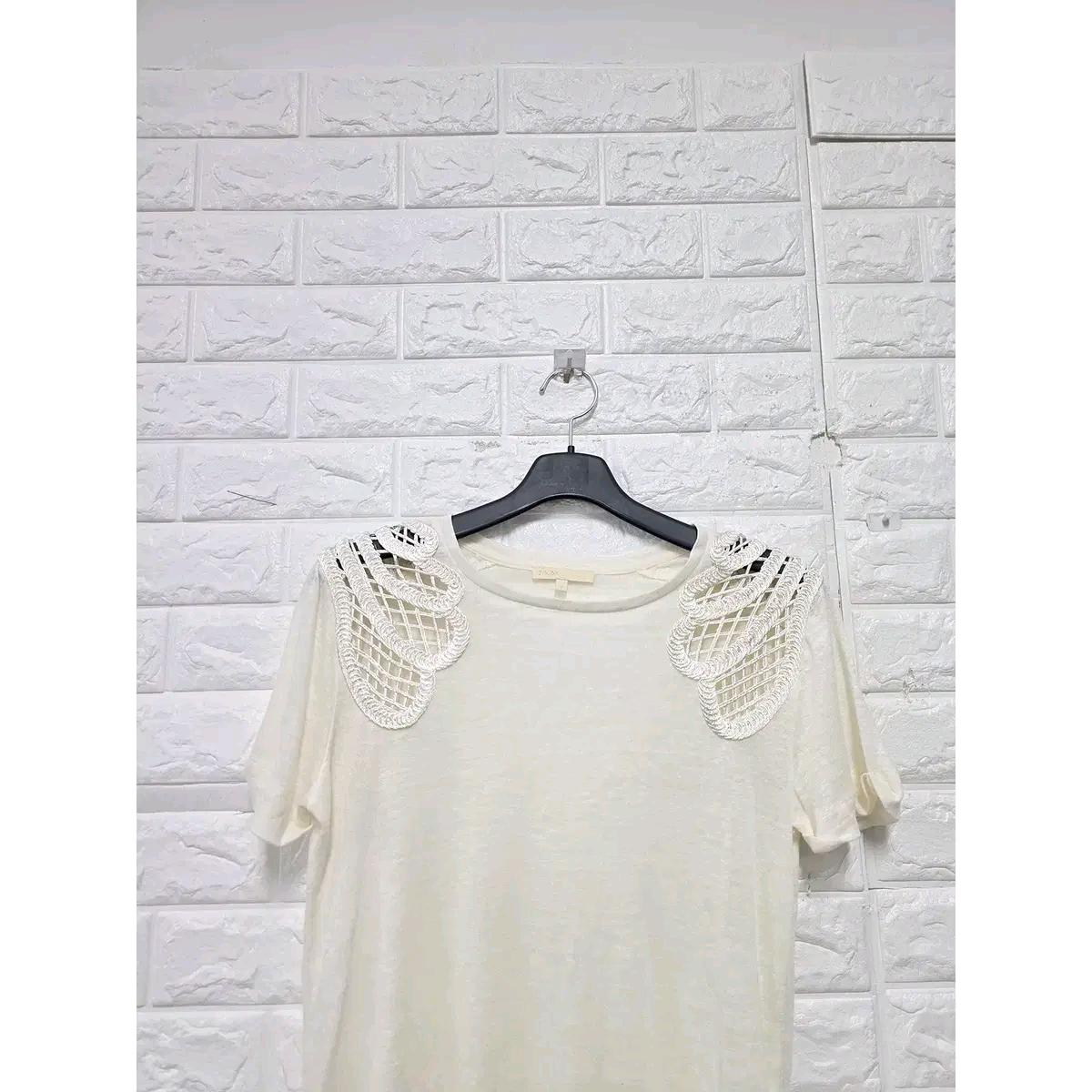L 마쥬 아이보리 블라우스 E24 6