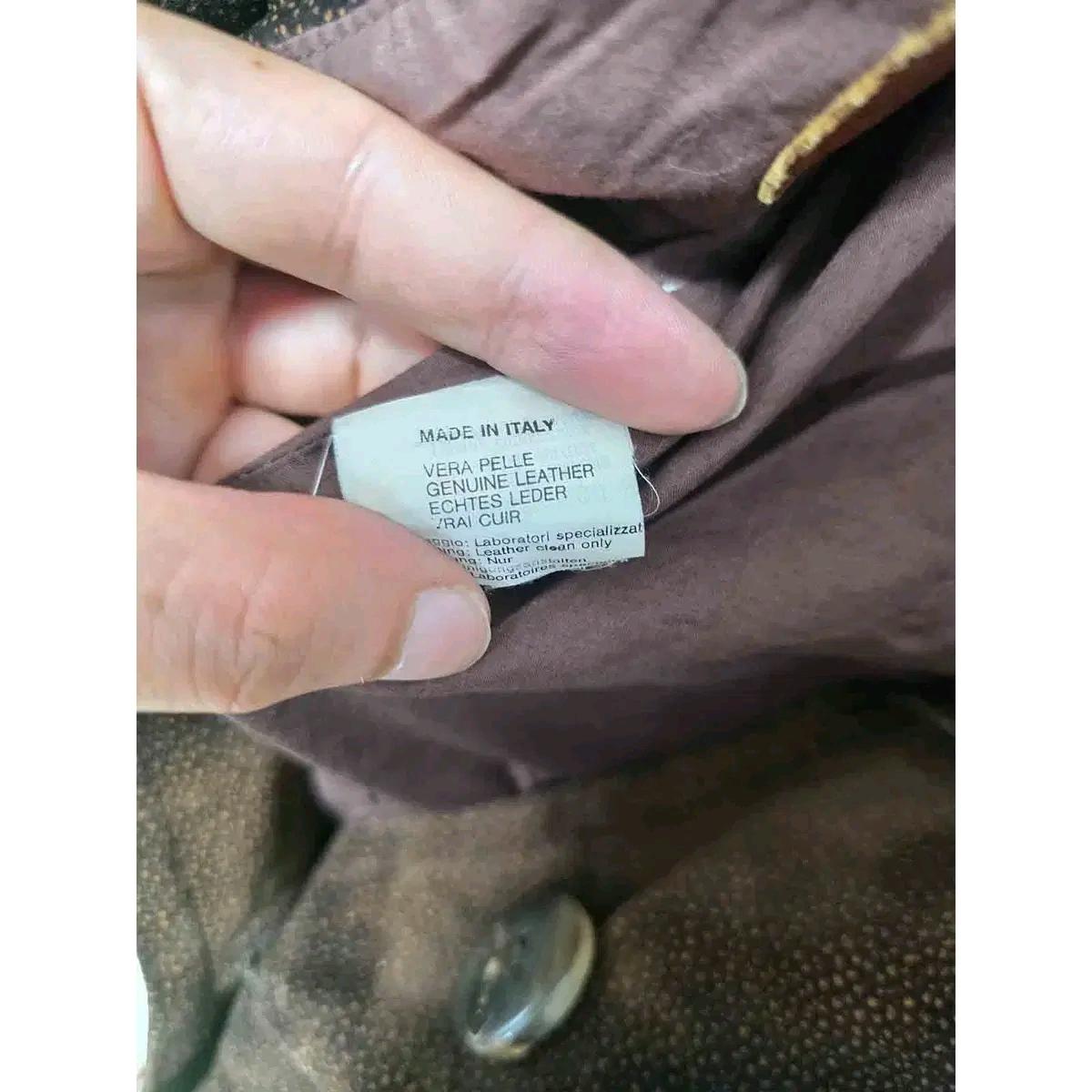 M 발렌티노 올드 빈티지천연가죽 스웨이드 자켓 E38 4