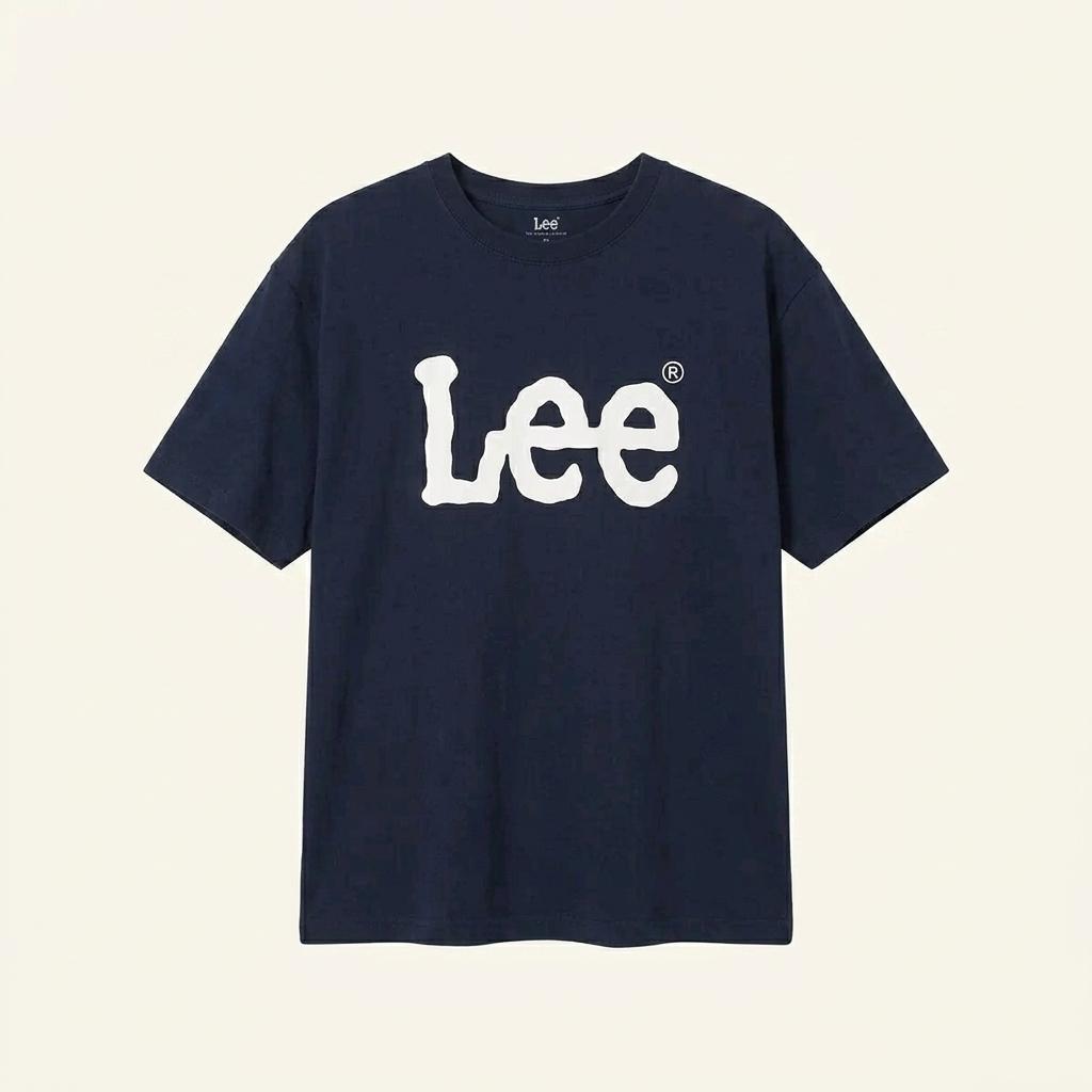 XL 21s Lee 네이비 빅로고반팔티 E49 1