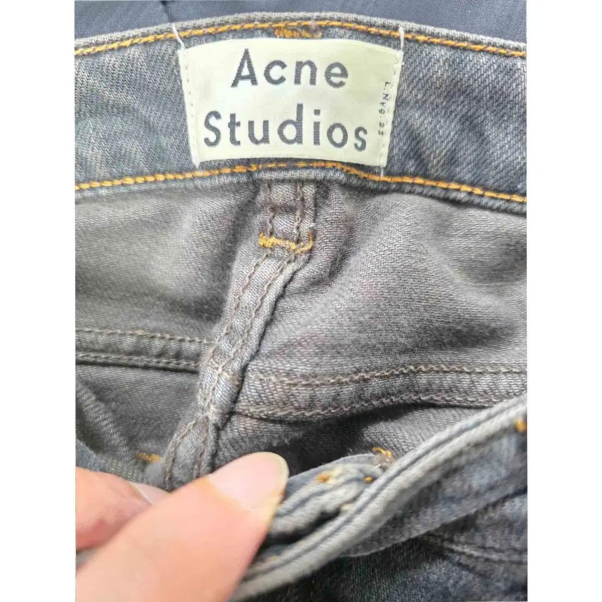 30인치 아크네 스튜디오 ACNE 블랙데님 팬츠 흑청바지 E62 3