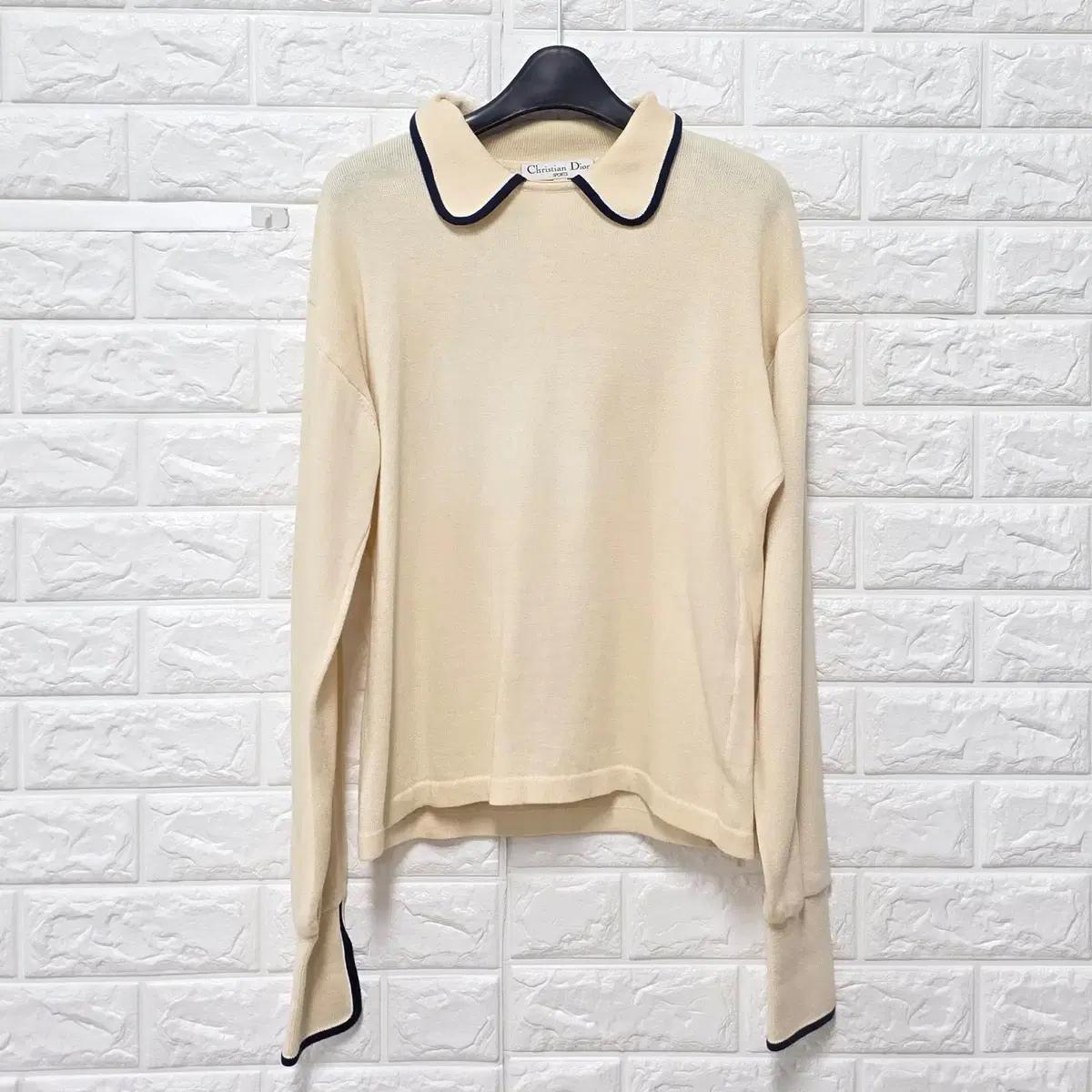 M 디올 DIOR 아이보리 니트 E98 2