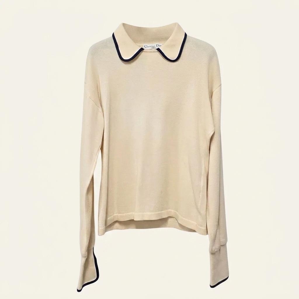 M 디올 DIOR 아이보리 니트 E98 1