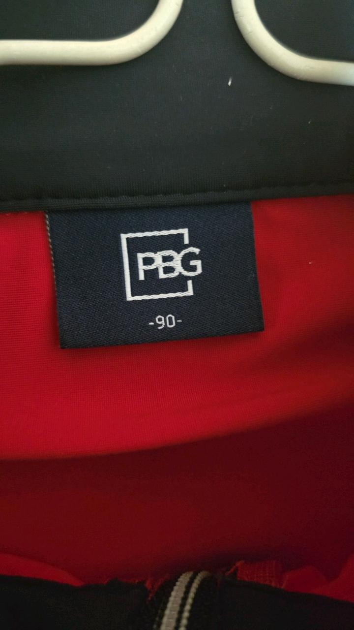 PBG골프 스포츠 기능성 집업 재킷 레드 90 8