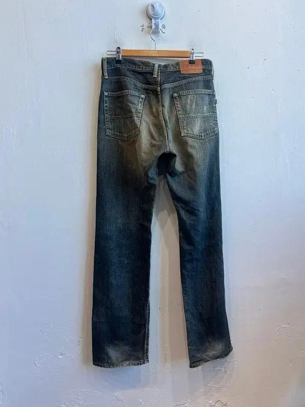 에드윈 재팬 505zx 오렌지탭 셀비지 디스 워시드 데님팬츠 Made in JAPAN 6