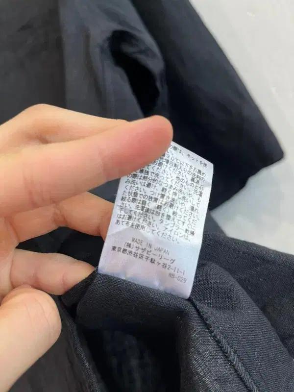 ebure 퓨어린넨 하프 셔츠 우먼즈 Made in JAPAN 7