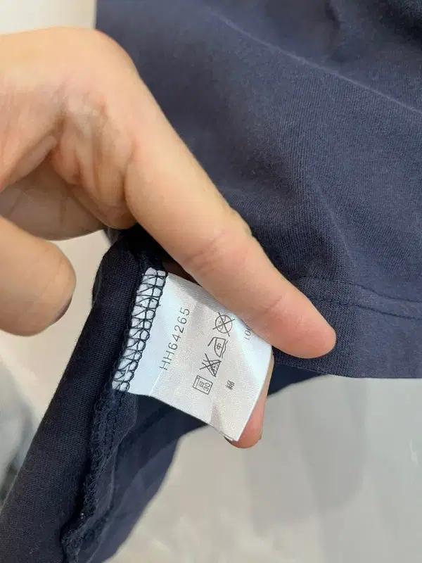 헨리한센 로고 반팔 티셔츠 네이비 L 6