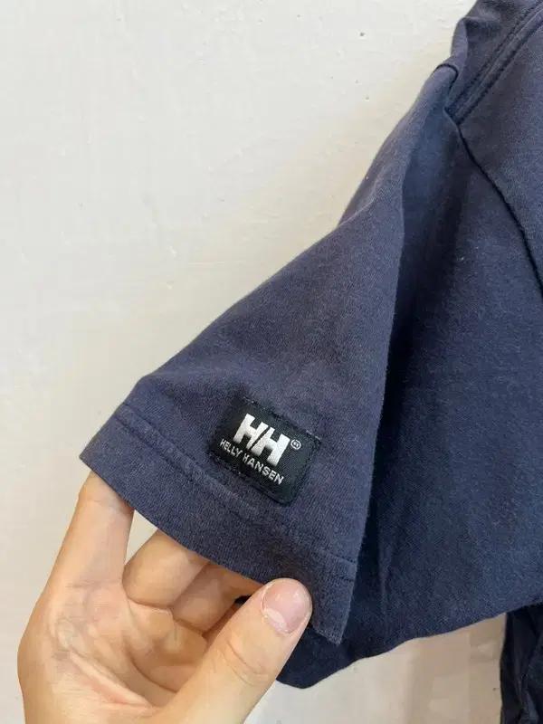 헨리한센 로고 반팔 티셔츠 네이비 L 5