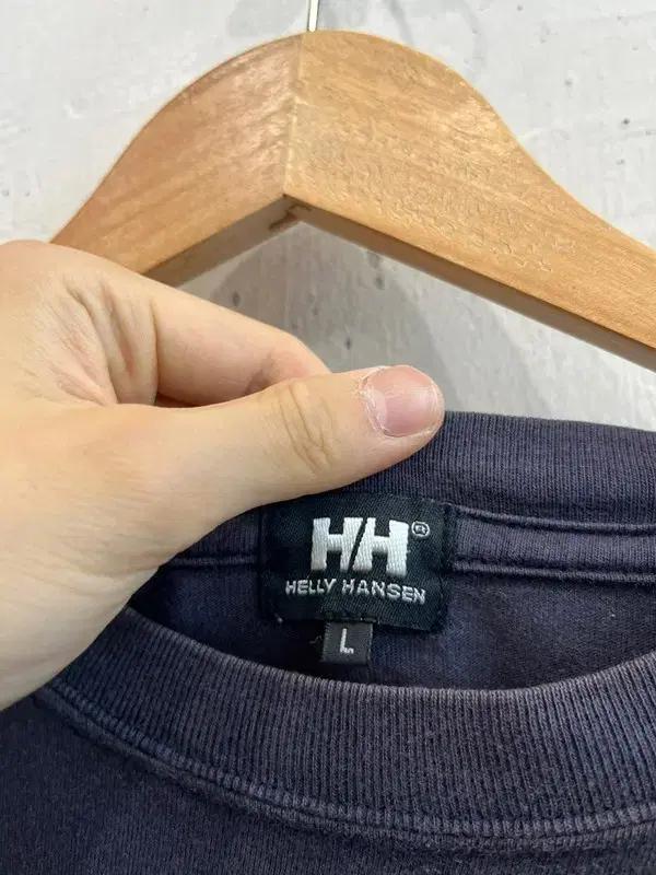헨리한센 로고 반팔 티셔츠 네이비 L 3