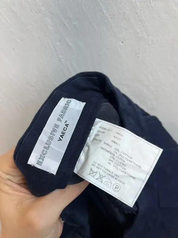 YAECA 야에카 핀턱 쇼츠 반바지 네이비 Made in JAPAN 5