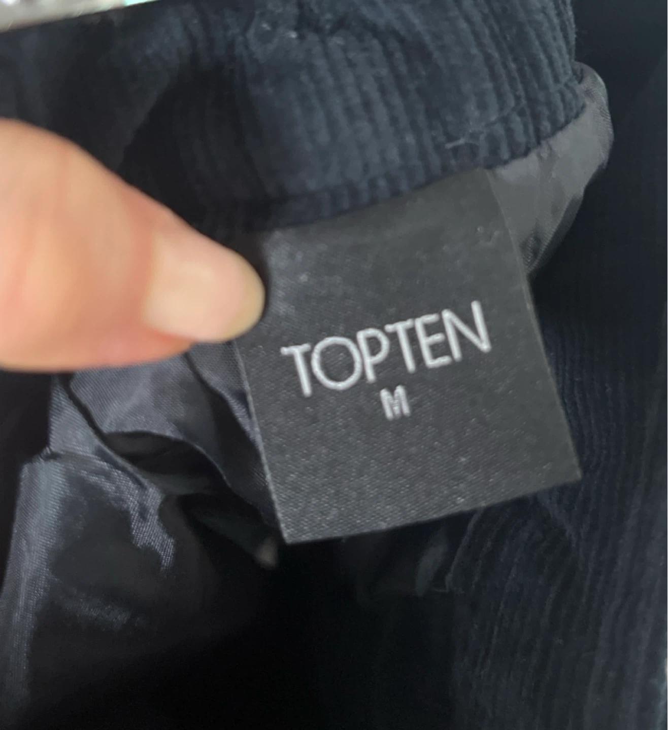 탑텐 네이비 코듀로이 스커트 M 3