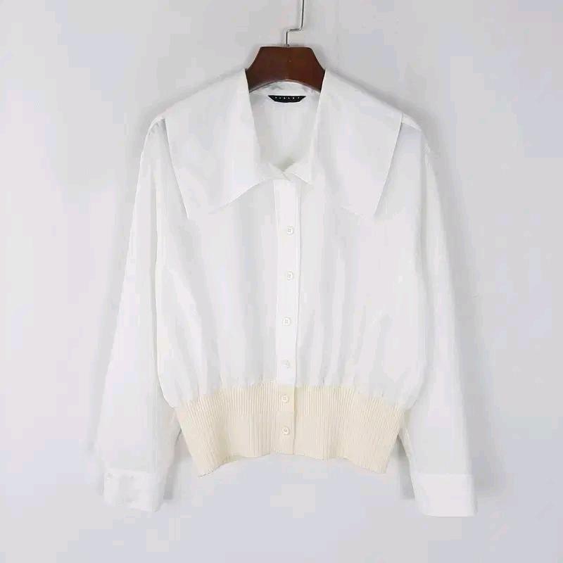 시슬리 빅넥 밑단셔링 자켓 85 2