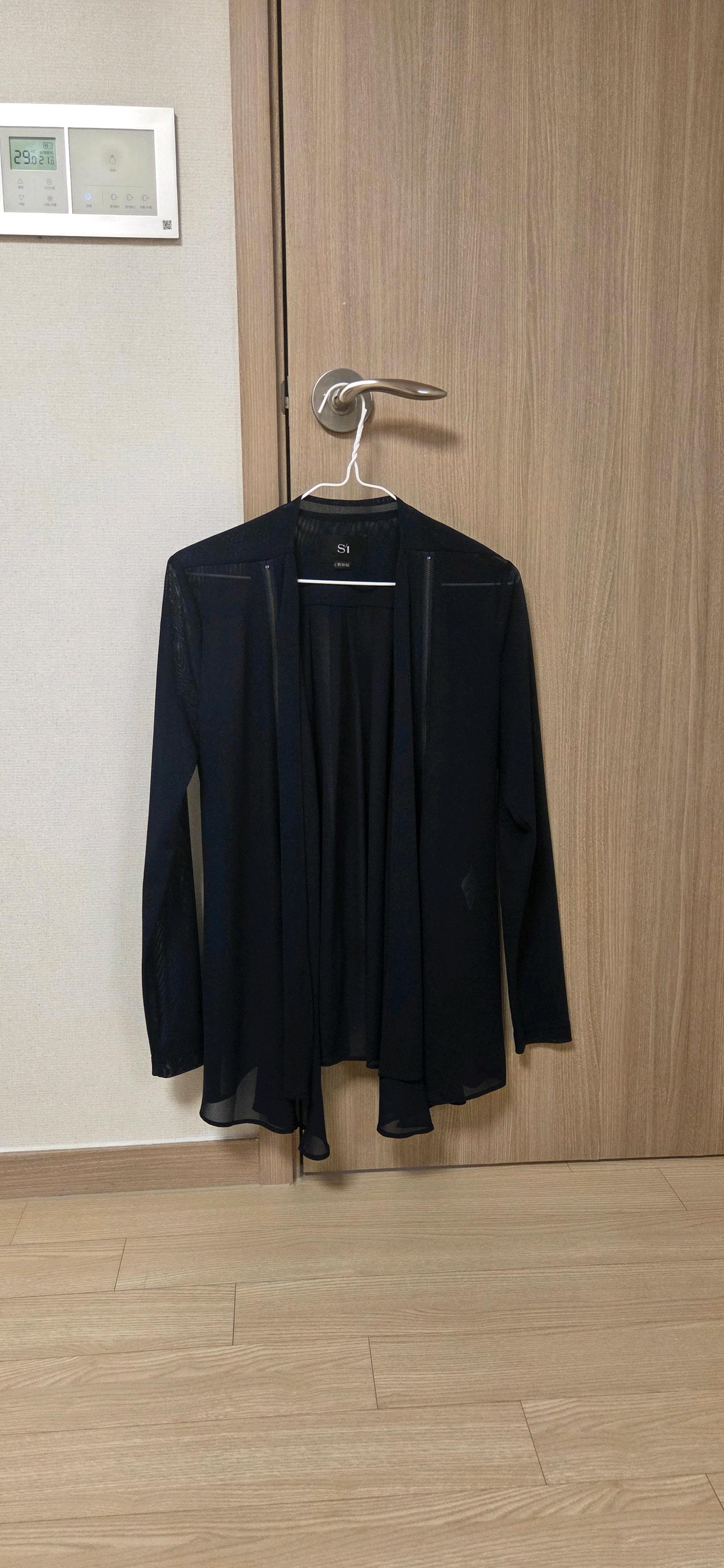 Si 네이비 시스루 가디건 3