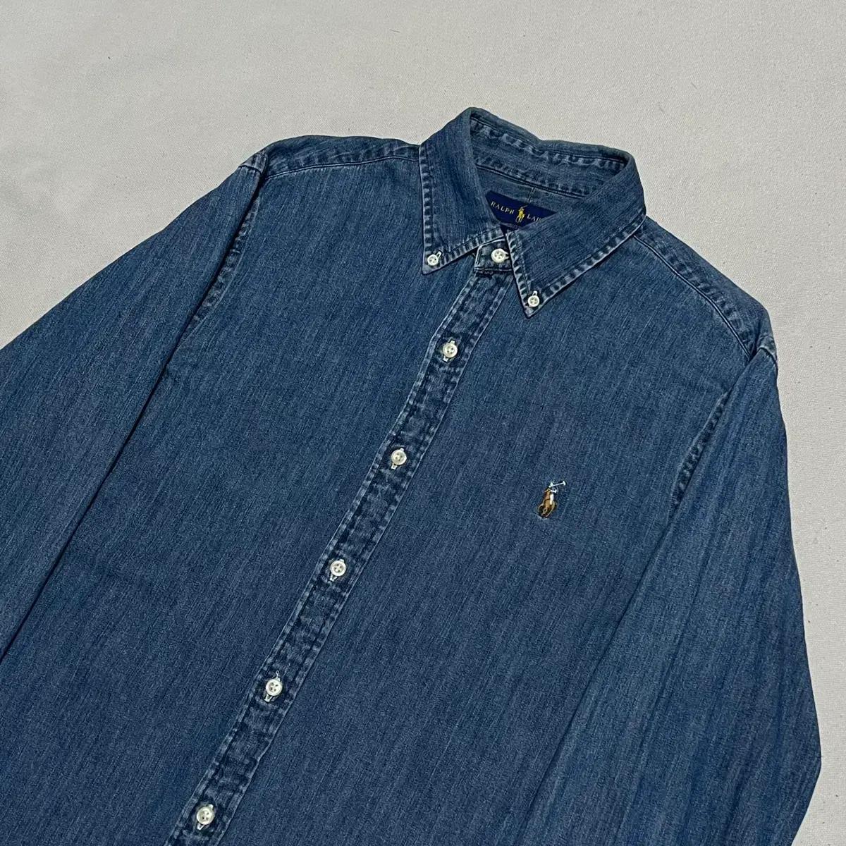 M 폴로랄프로렌 슬림핏 데님 셔츠 2