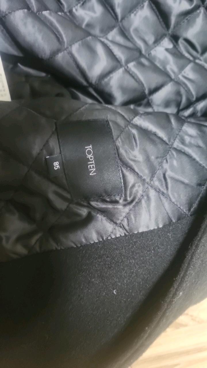 탑텐 여성 배색 바시티 재킷 블랙 3