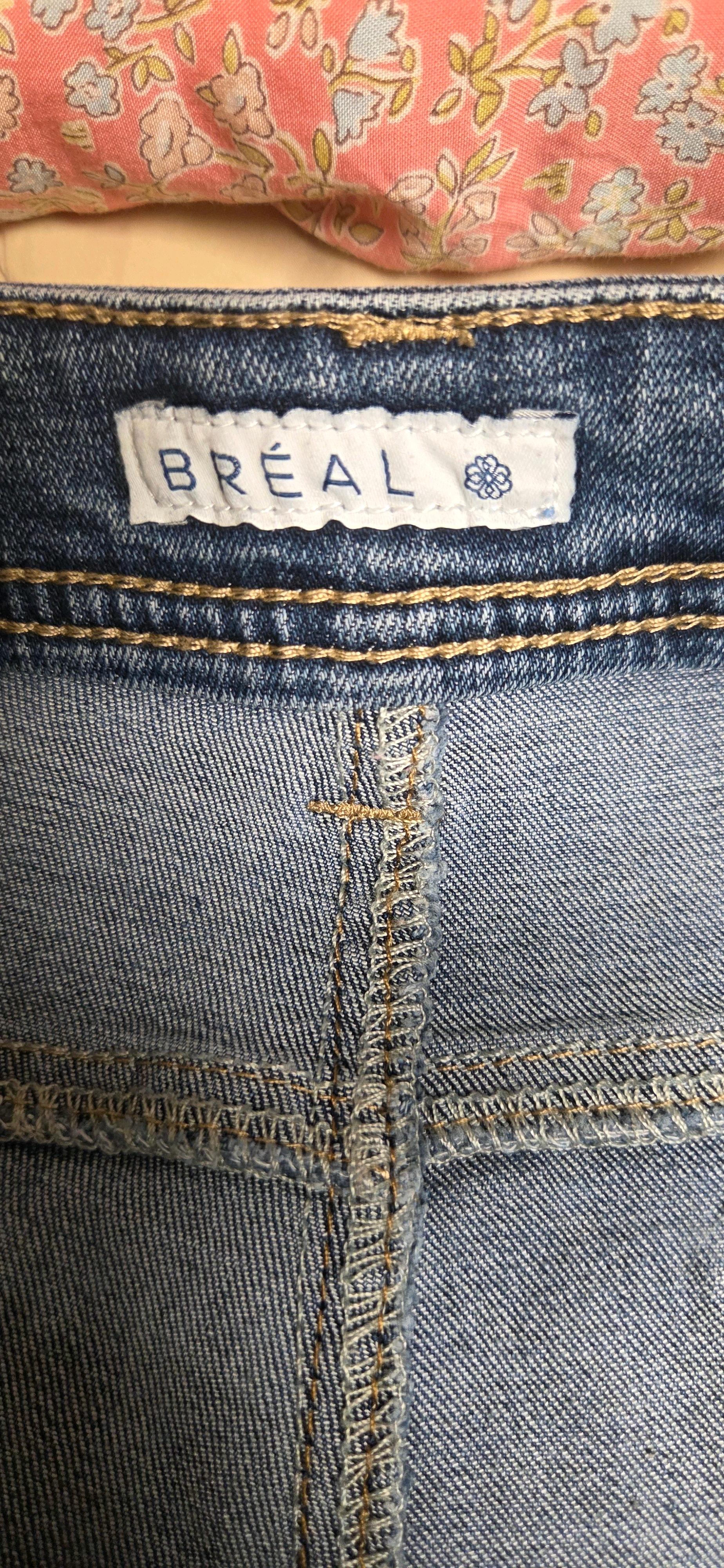브레알 BREAL 빈티지 워싱 데님 팬츠 블루 3
