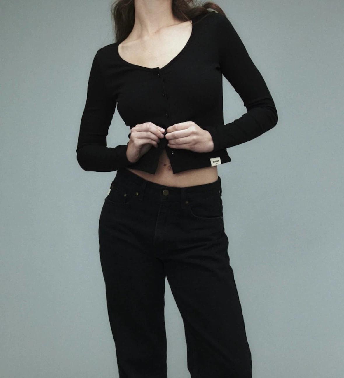 글로니 G CLASSIC 립 브이넥 가디건 3