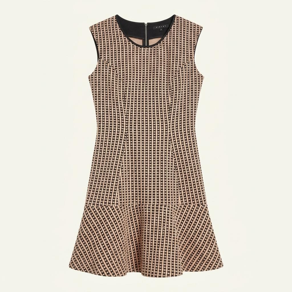 시슬리 도트 패턴 플레어 민소매 원피스 (42/55size) 1