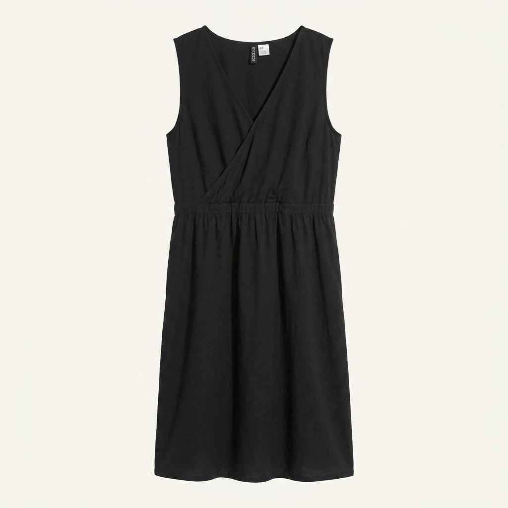 H&M Divided 브이넥 랩 스타일 미디 원피스 55.66 1