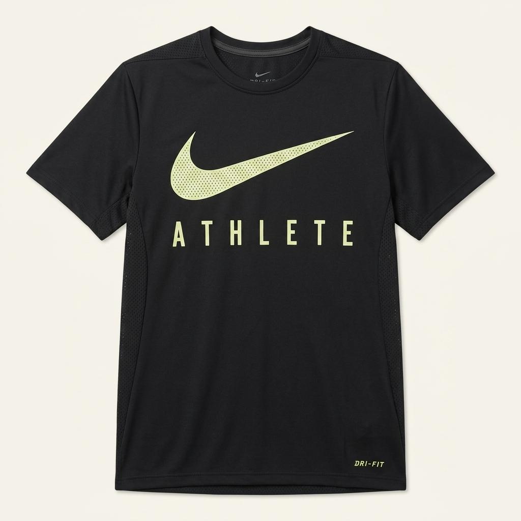 나이키 ATHLETE 그래픽 반팔 티셔츠 블랙