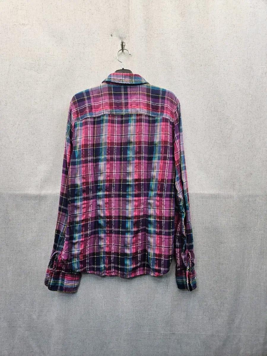 American Eagle Outfitters 핑크 체크 셔츠 (248 3