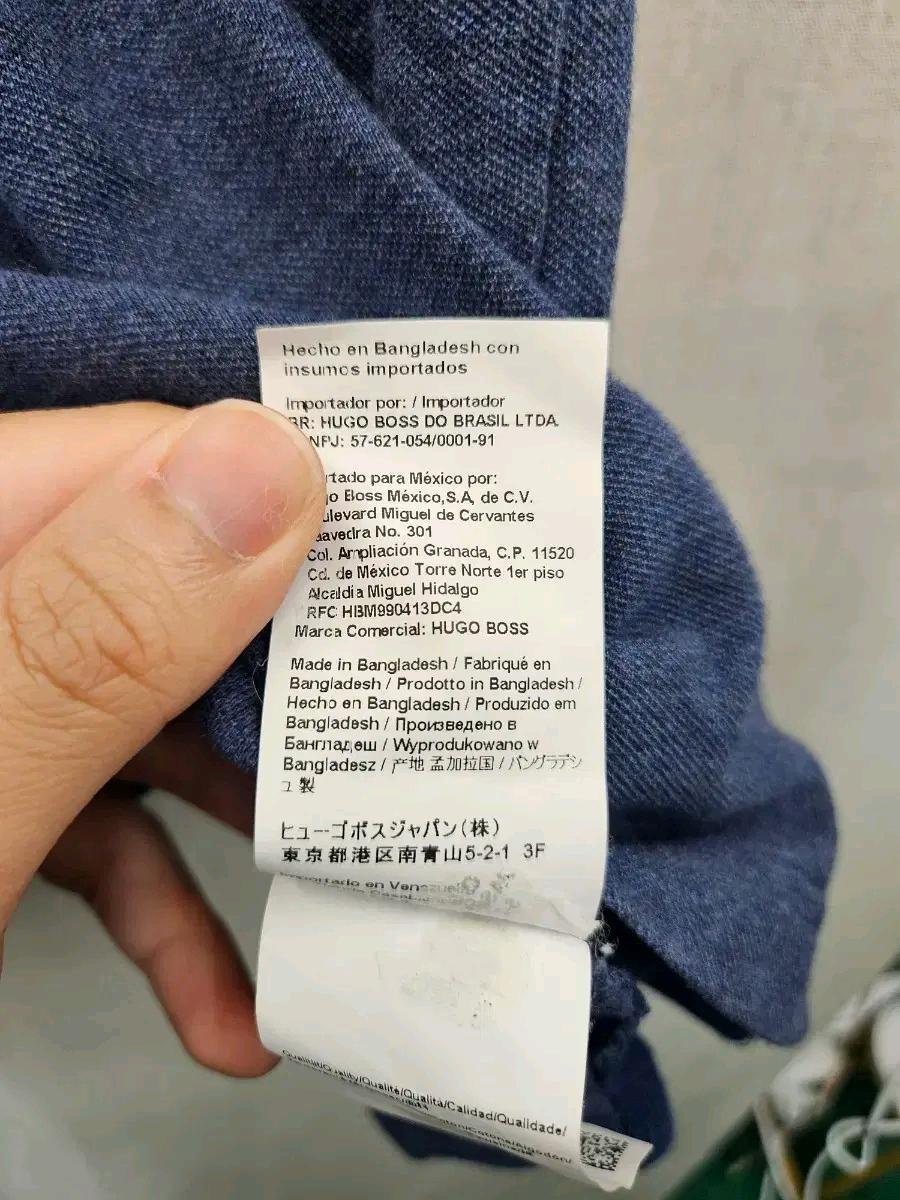 휴고 보스 네이비 반팔 카라티 (245 6